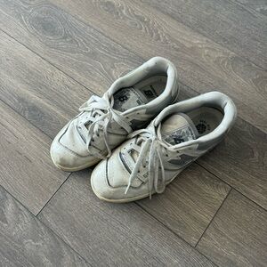 Aime Leon Dore x New Balance 550 grey cream sneakers